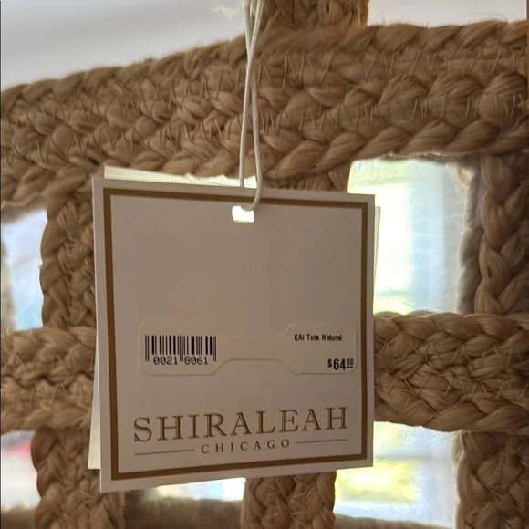 Shiraleah Tan Geometric Tote Bag - Picture 2 of 2